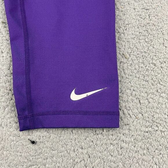 NIKE Dri Fit Pro Base Layer Womans Capri Athletic Medium Purple - Picture 3 of 10